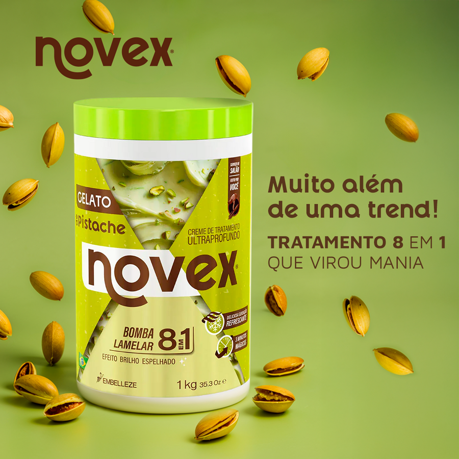 Creme de Tratamento Novex Gelato de Pistache