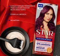 Tinta De Cabelo Star Color Marsala Estrela 8.26