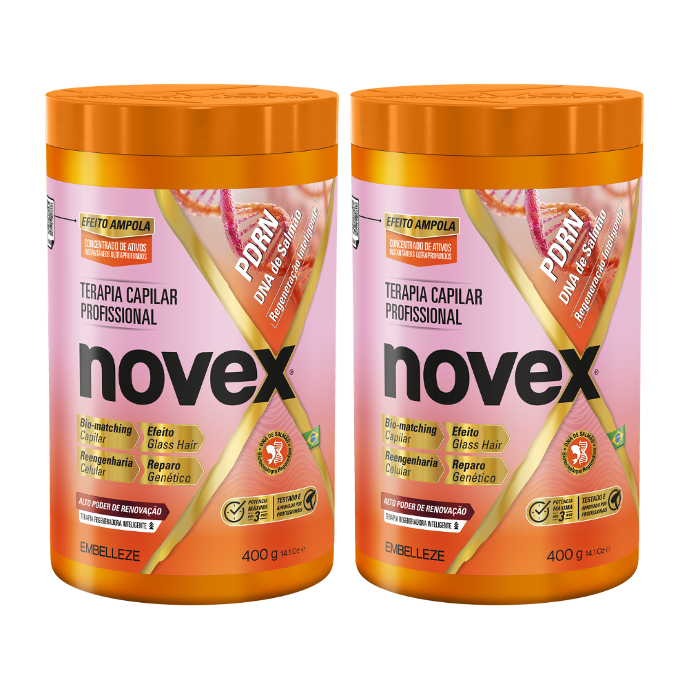 Kit 2 Creme de Tratamento Novex PDRN DNA de salmão
