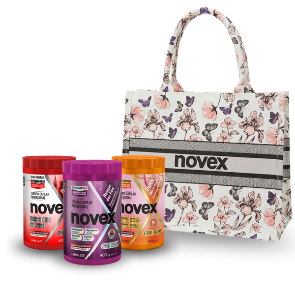 Kit de Tratamento Novex Terapia Coreana + Bolsa