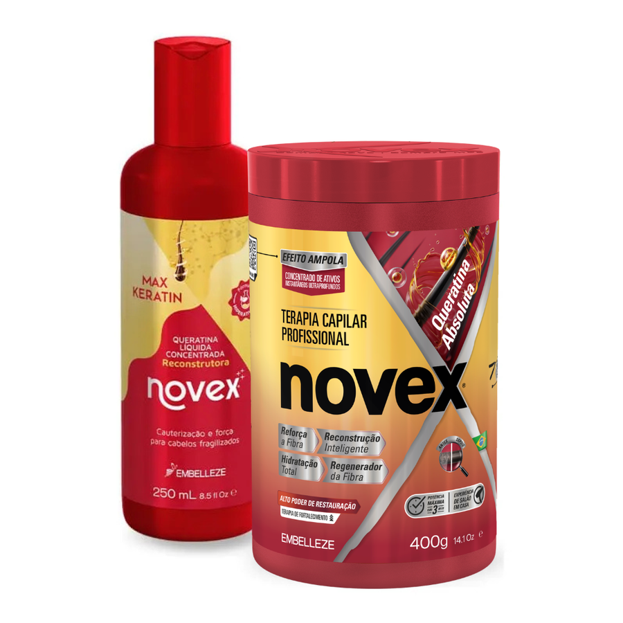 Kit Novex Reconstutor Max Keratin