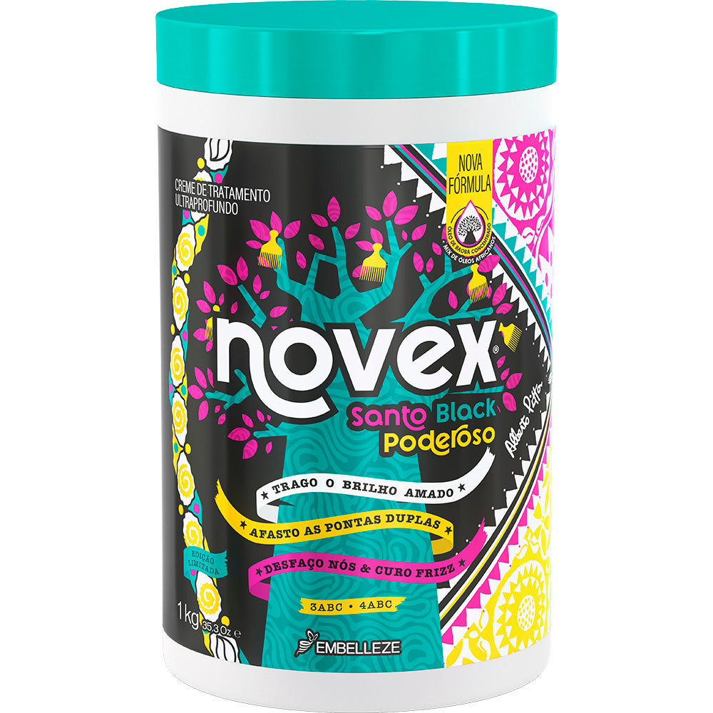 Creme de Tratamento Novex Meus Cachos Santo Black Poderoso