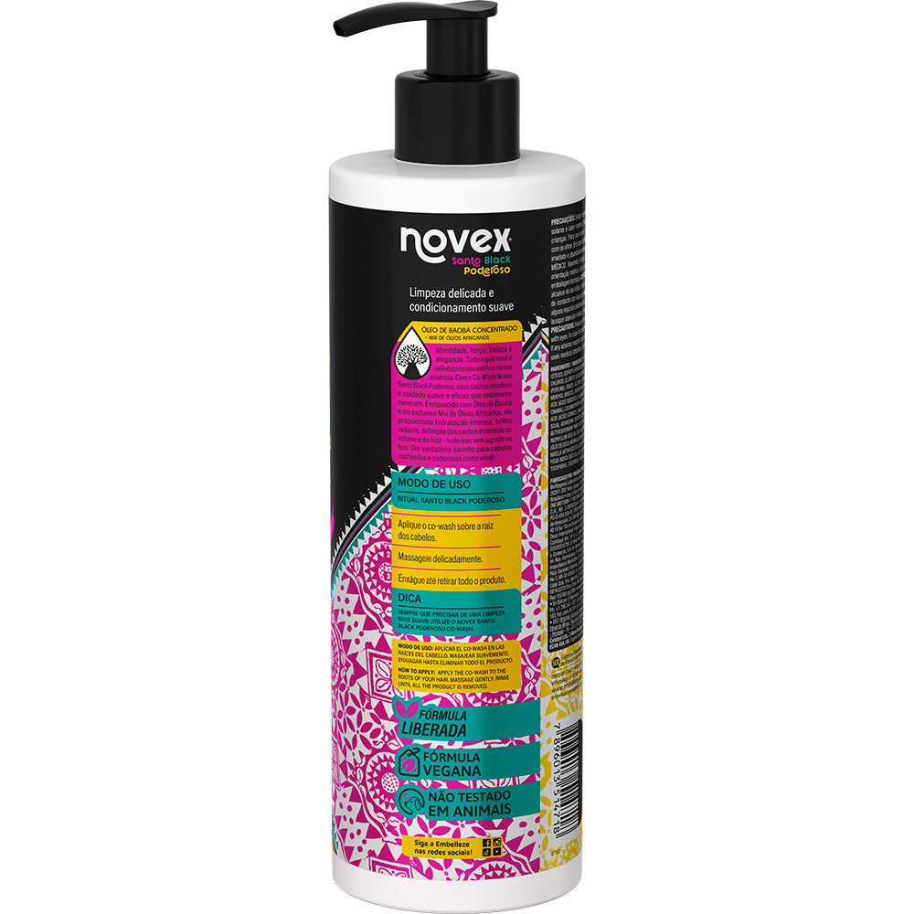 Co-Wash Condicionante Novex Santo Black Poderoso 500ML