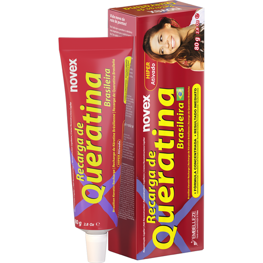 Recarga Novex Queratina Brasileira