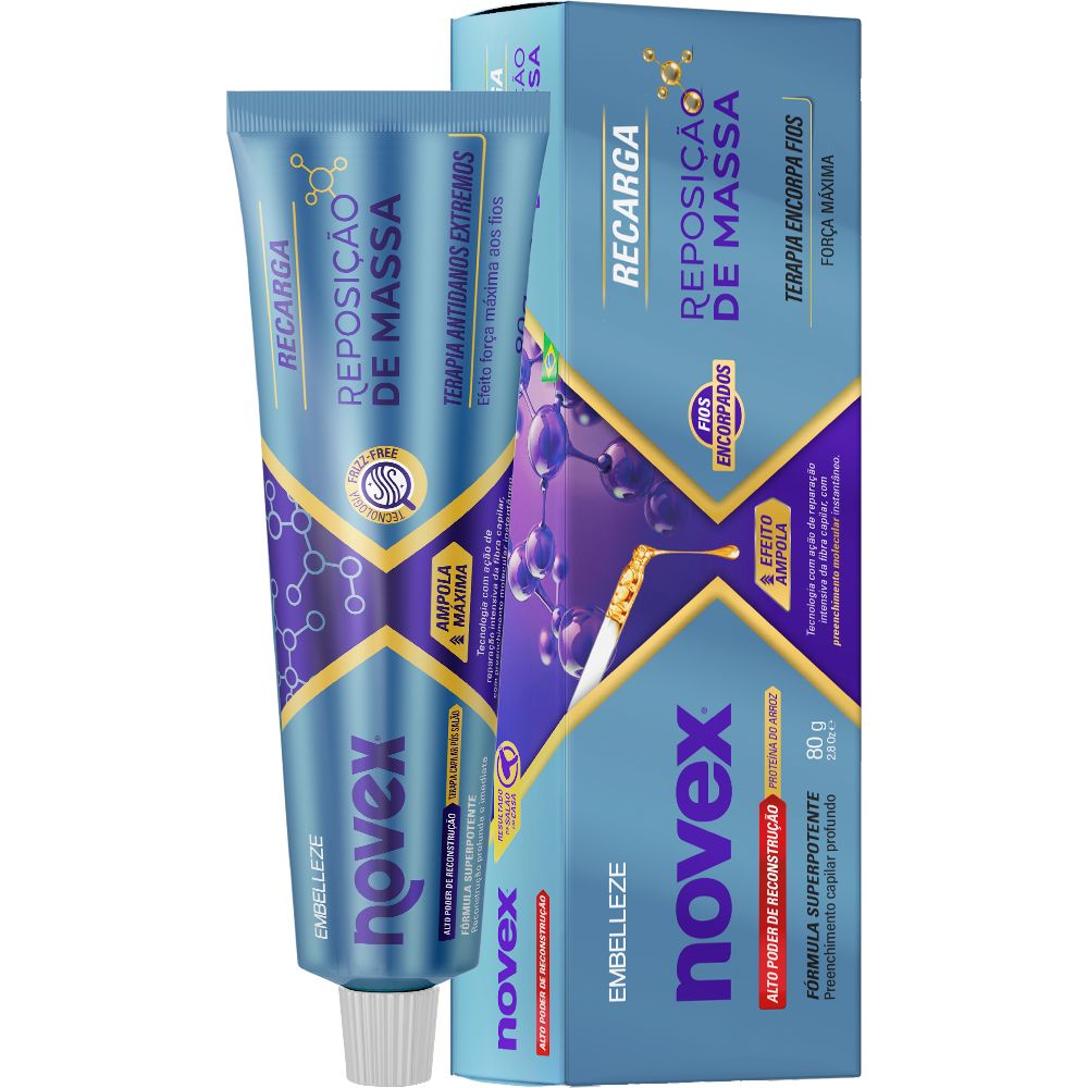 Máscara De Hidratação Novex Recarga Reposição De Massa
