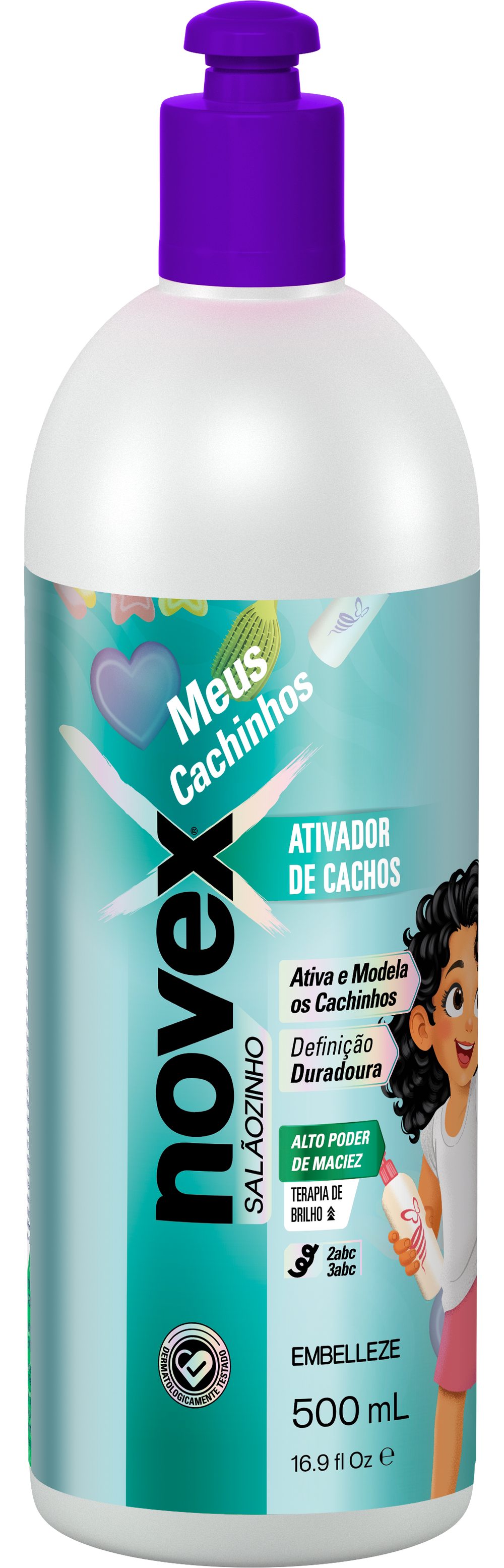 Ativador de Cachos Kids Novex Meus Cachinhos Suavidade Incrível