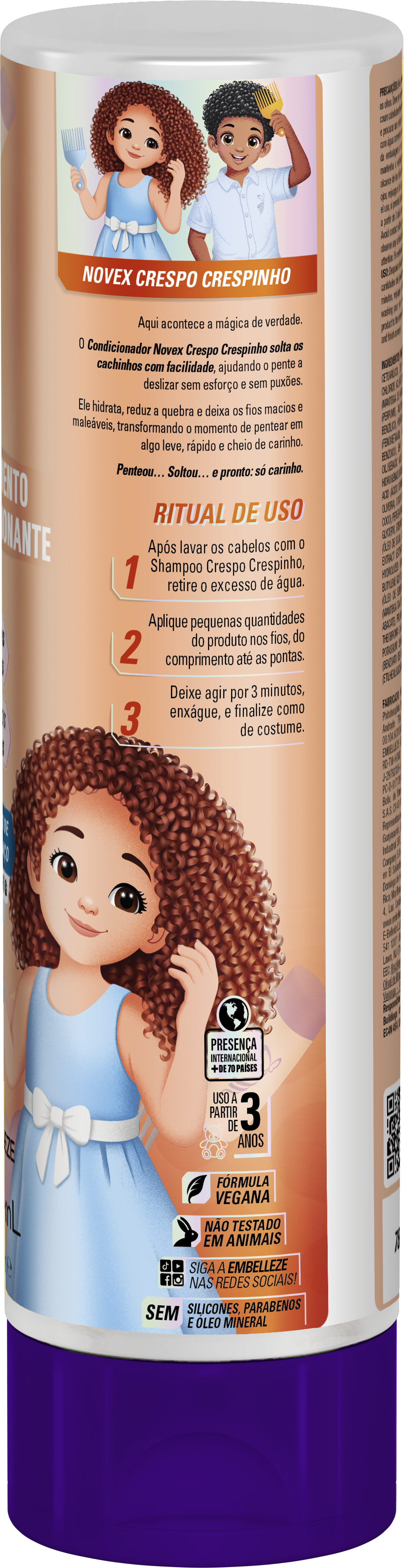 Condicionador Novex Desembaraçante Crespo e Crespinho