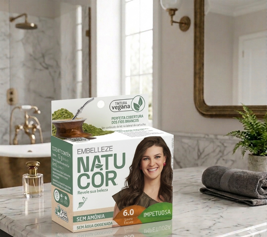 Tinta de Cabelo Natucor Impetuosa Louro Escuro 6.0
