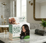 Tinta de Cabelo Natucor Naturalmente Delicada Avelã Castanho Médio 4.0