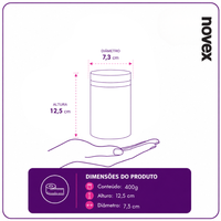 Creme de Tratamento Novex Doctor Peptídeos + Rícino