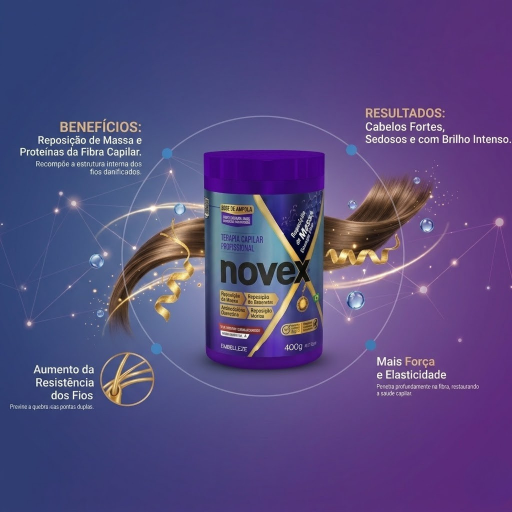 Creme de Tratamento Novex Reposição de Massa