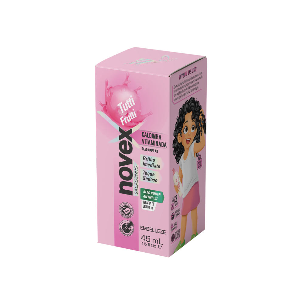 Óleo Capilar Novex Caldinha Vitaminada Tutti Frutti 45ml