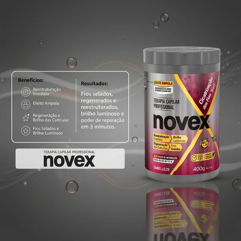 Creme de Tratamento Novex Cicatrização dos Fios
