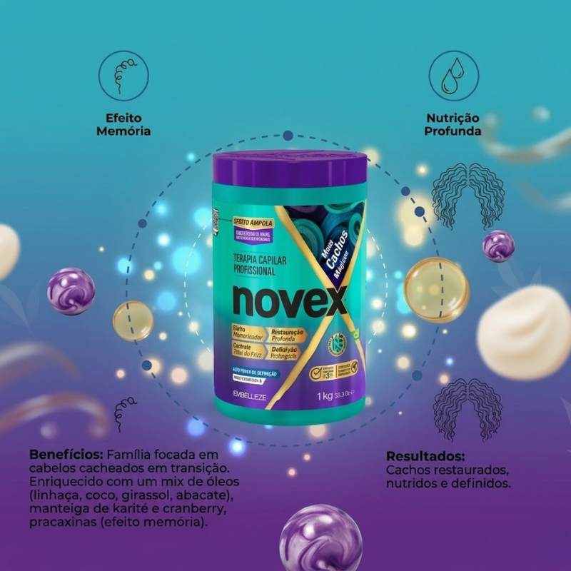 Creme de Tratamento Novex Meus Cachos Mágicos