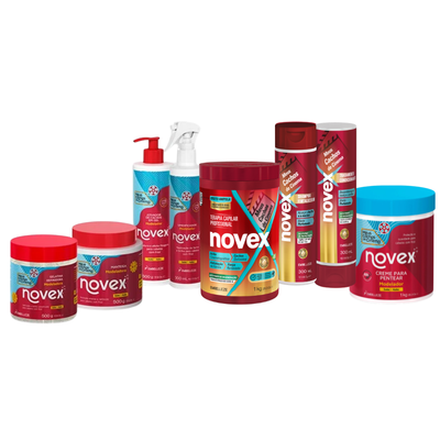 Kit Novex Meus Cachos de Cinema Família Completa