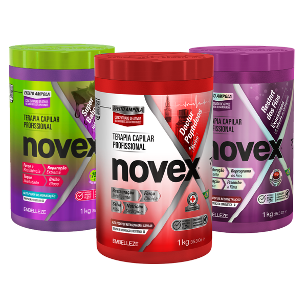 Kit Novex Doctor Peptídeos - Super Babosão - Exossomos + Infusão de Colágeno