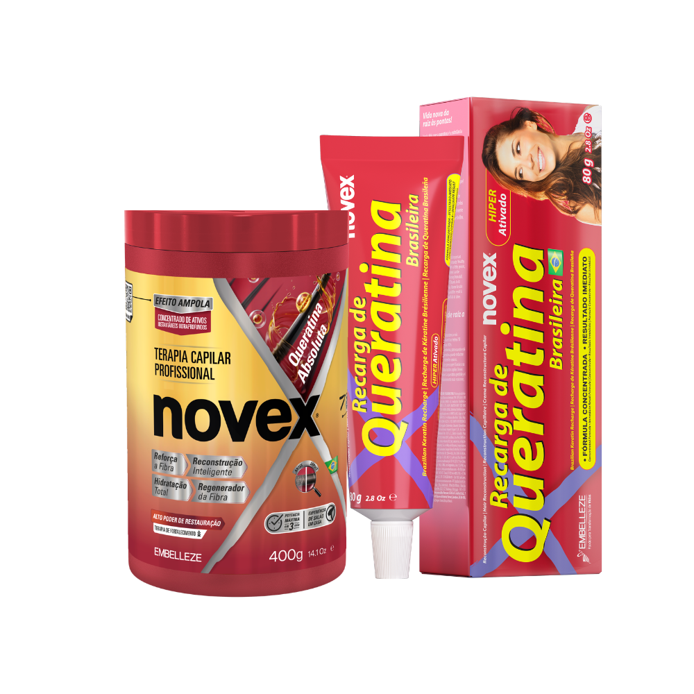 Kit Novex Recarga de Queratina Absoluta