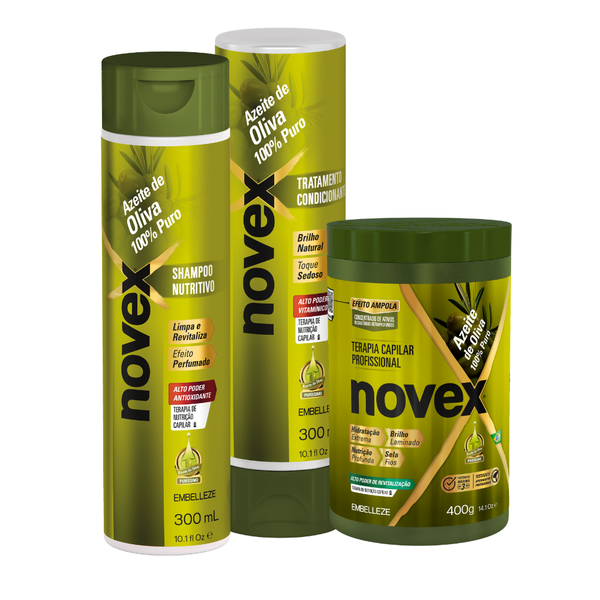 Kit Tratamento Novex Azeite de Oliva e Alecrim