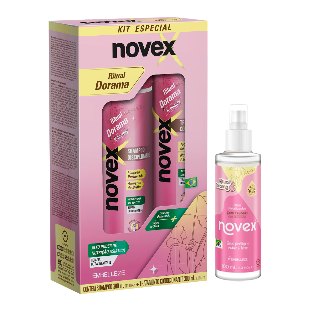 Kit Novex Ritual Dorama Dia a Dia Brilho Intenso