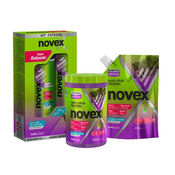 Kit de Tratamento Novex Refil Super Babosão