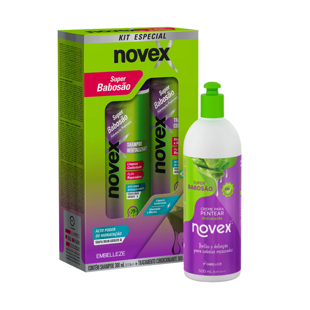 Kit Novex Super Babosão Uso Dia a Dia