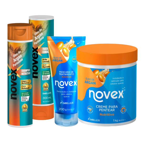 Kit Novex Óleo de Argan Tratamento diário