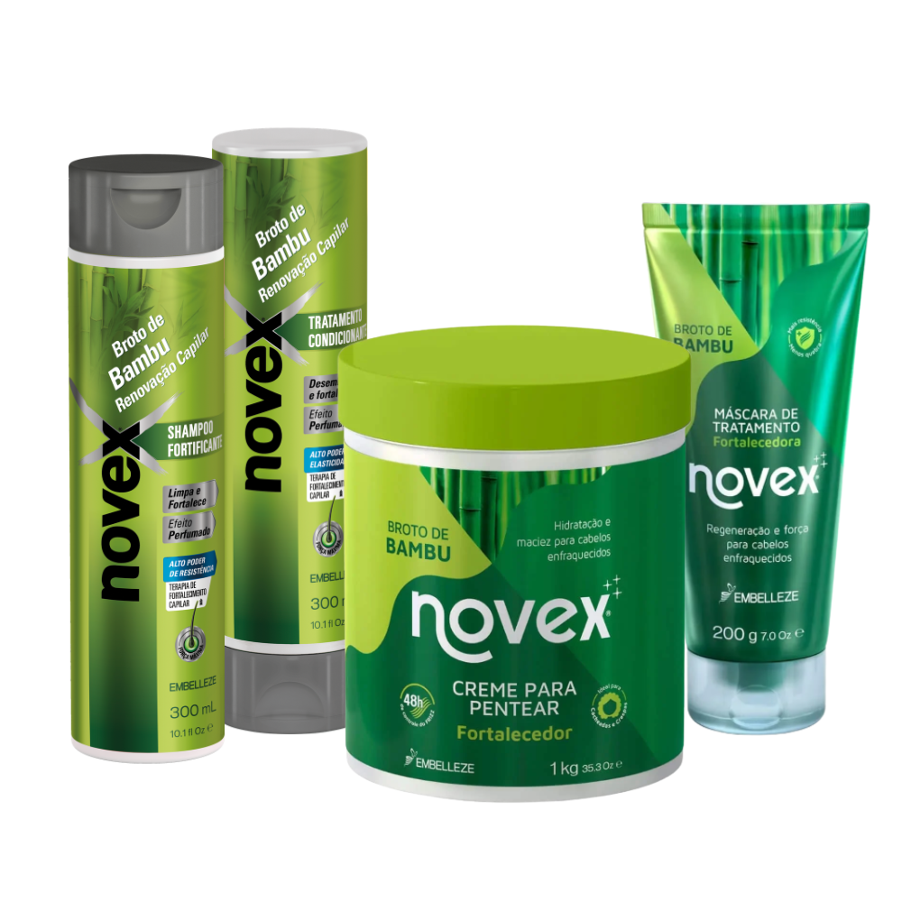 Kit Novex Broto de Bambu Cuidado diário