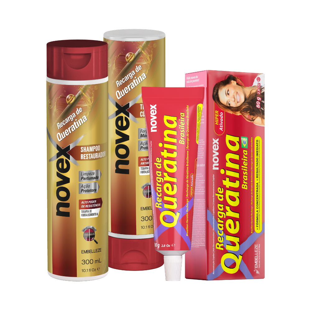 Kit Novex Recarga de Queratina