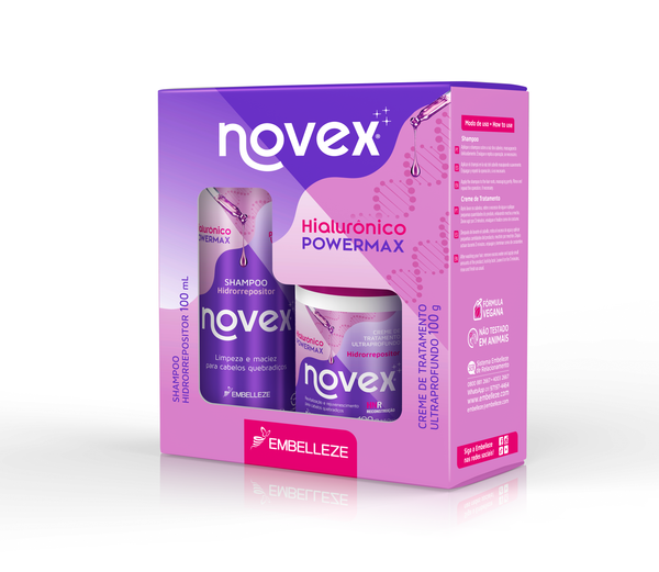 Shampoo e Creme de Tratamento Novex Ácido Hialurônico 100G