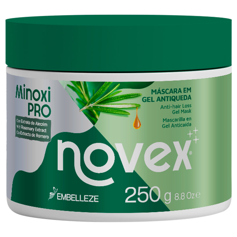 Máscara em Gel Antiqueda Novex Minoxi Pro