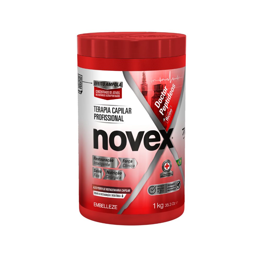 Creme de Tratamento Novex Doctor Peptídeos + Rícino