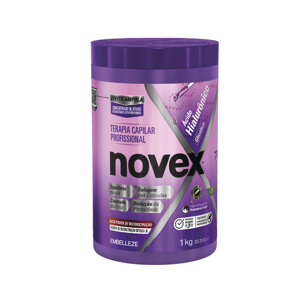 Creme de Tratamento Novex Hialurônico PowerMax Harmonização Capilar