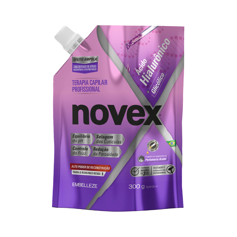 Refil de Creme de Tramento Novex Hialurônico PowerMax