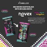 Shampoo e Condicionador Novex Meus Cachos Santo Black Poderoso