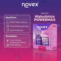 Shampoo e Creme de Tratamento Novex Ácido Hialurônico 100G