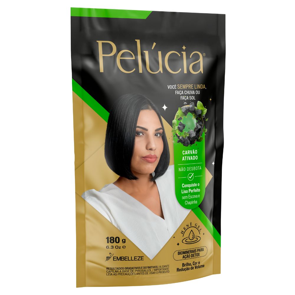 Kit com 10 Henês Pelúcia Morena Desejada Pouch