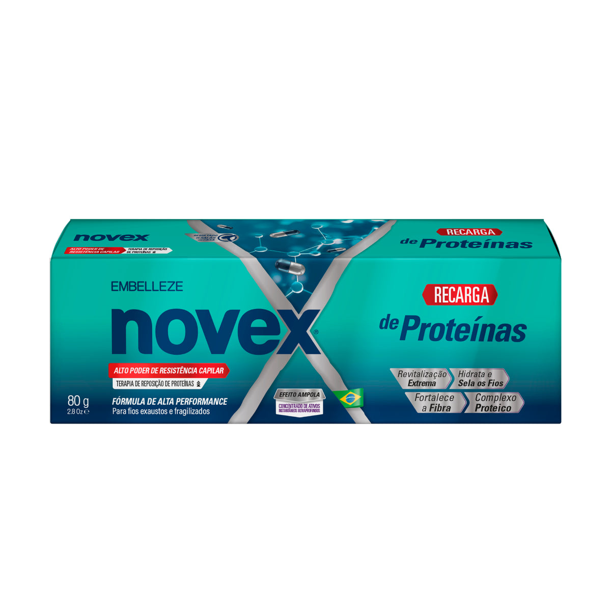 Máscara de Hidratação Novex Recarga de Proteínas